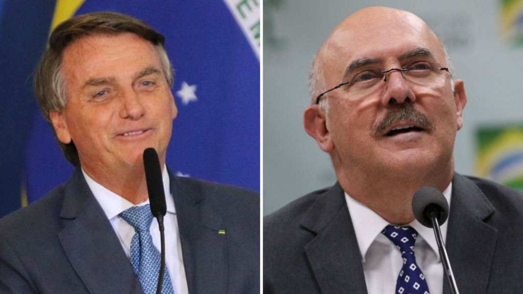 Jair Bolsonaro og Milton Ribeiro