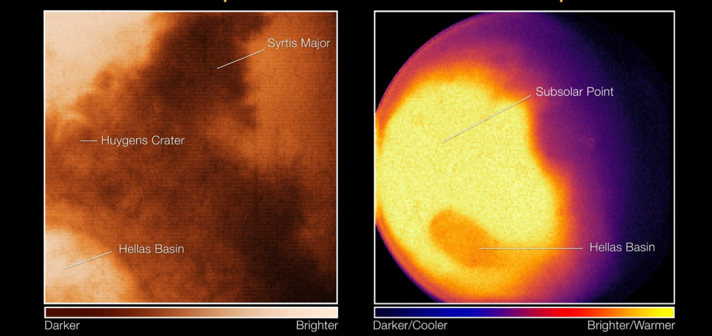 जेम्स वेब ने मंगल ग्रह की पहली तस्वीरें जारी कीं