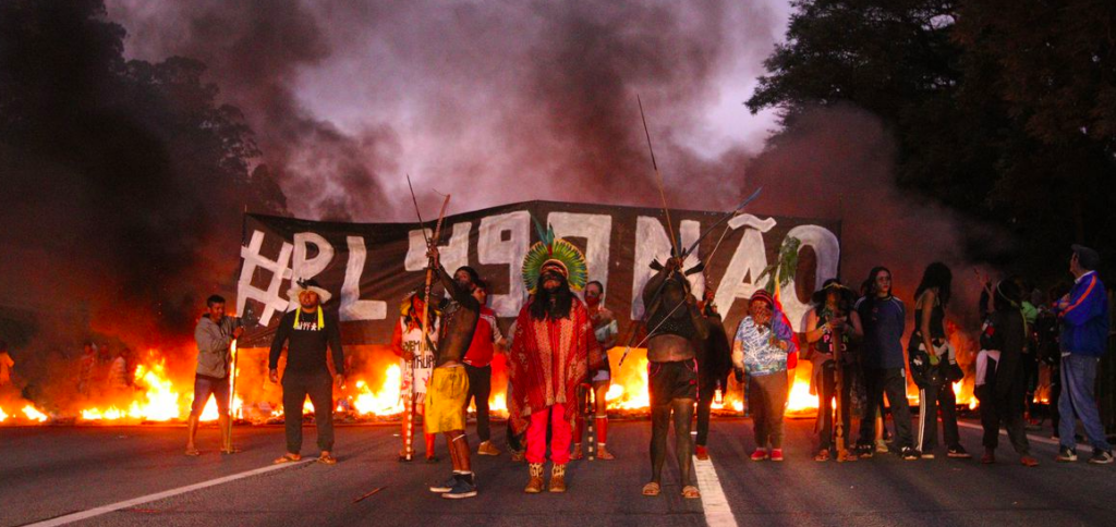 Guarani protesta