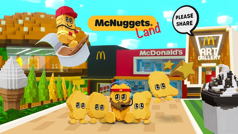 McDonald's lança experiência virtual McNuggets Land para comemorar o 40º aniversário