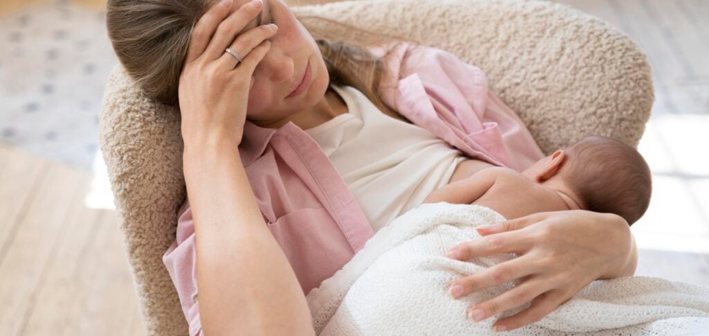 Synnytyksen jälkeinen masennus/äiti ja vauva
