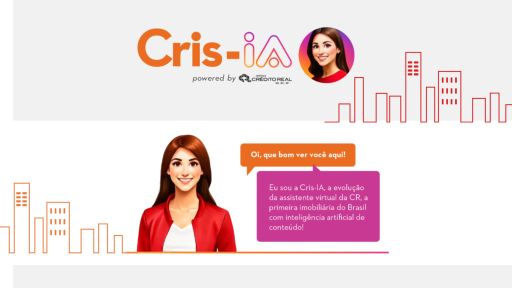 Cris: imobiliária lança assistente virtual de IA para auxiliar clientes (reprodução)