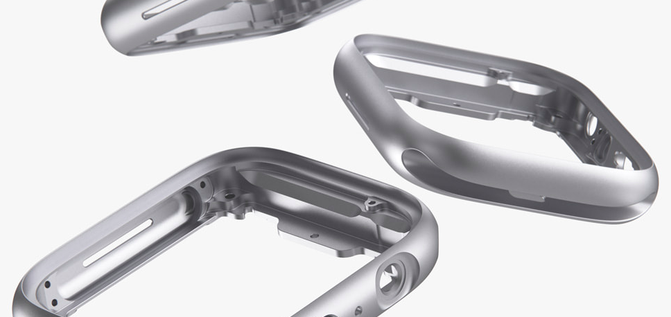 新线 Apple 手表的关键部件采用再生金属，其中表壳采用 100% 再生铝 Apple 手表系列9。