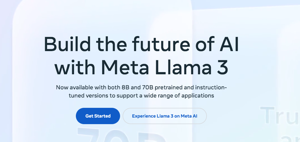 Meta推出下一代人工智慧Llama 3