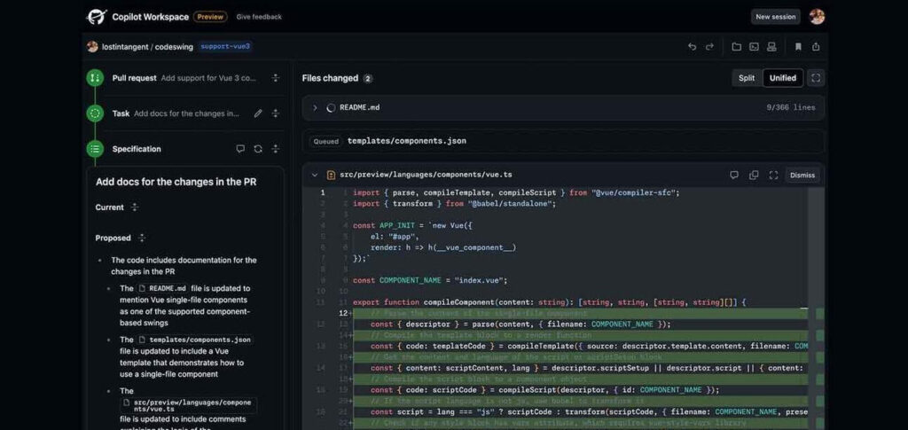 GitHub präsentiert Copilot Arbeitsbereich: Eine Entwicklungsumgebung mit künstlicher Intelligenz