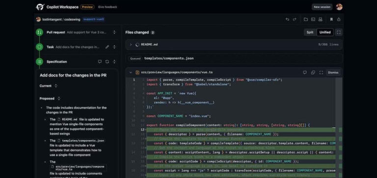Presenta GitHub Copilot Espai de treball: Un entorn de desenvolupament amb intel·ligència artificial