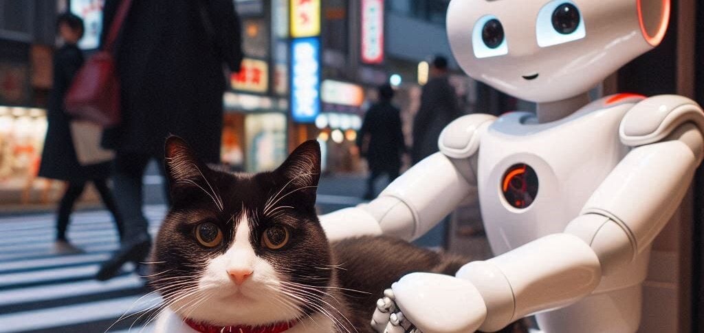 قطة مسنة تتلقى المساعدة من الذكاء الاصطناعي للحفاظ على صحتها في اليابان، بحسب رويترز