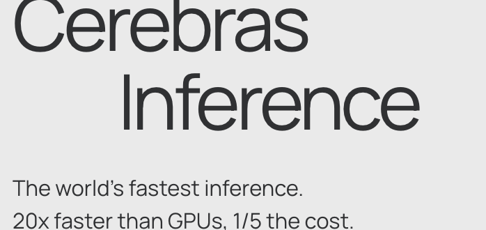 Cerebras launches AI inference tool to challenge Nvidia