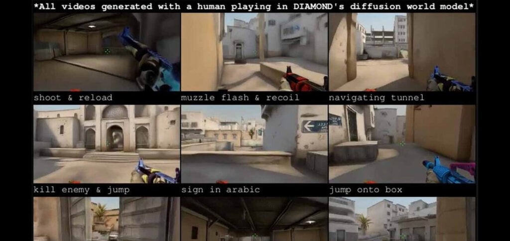 AI simulates Counter-Strike using neural network; check it out