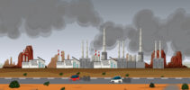 contaminación por combustibles fósiles