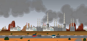 combustíveis fósseis poluição