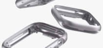 новий рядок Apple Основні компоненти годинника містять перероблені метали, у тому числі 100% перероблений алюміній у корпусі Apple Дивитися 9 серію.