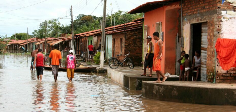 ruas inundadas