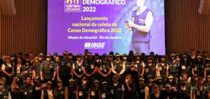 Cerimônia de lançamento oficial do Censo Demográfico 2022, no Museu do Amanhã, zona portuária do Rio.