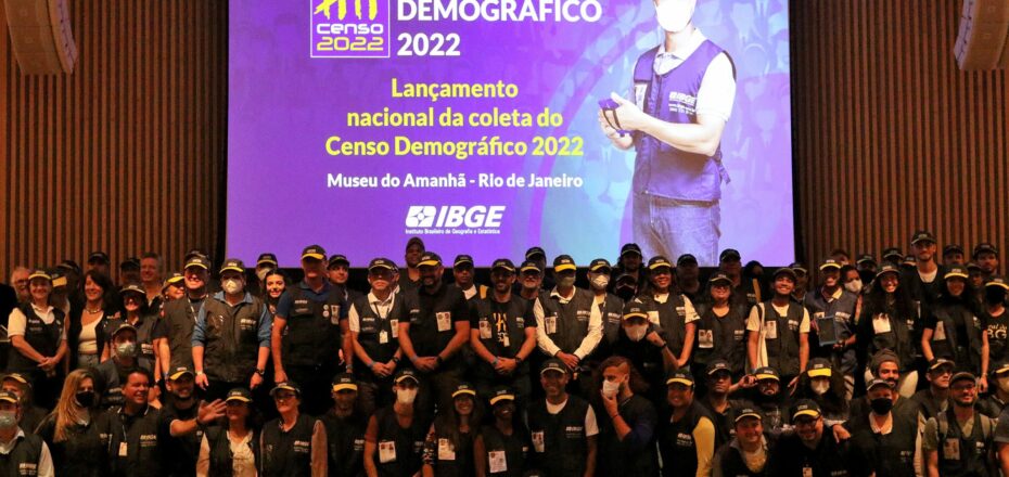 Cerimônia de lançamento oficial do Censo Demográfico 2022, no Museu do Amanhã, zona portuária do Rio.
